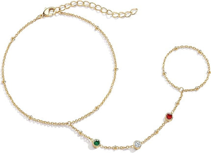 Gold Bracelets Set for Women Stack, Dainty Thick Bracelets Stack for Women Trendy, Simple Thin Gold Plated Cuff Stackable Bracelets With Beaded Cuban Paperclip Snake Rope Bangle Hand Chain Jewelry Gifts for Women Non Tainish