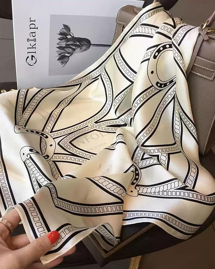 Satin Bandana Headscarf for Women Silky Hair Scarves for Fashion Lightweight