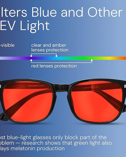 livho Gaming Blue Light Blocking Glasses for Better Sleep, Premium Night Driving, Computer Blockers for Man & Woman