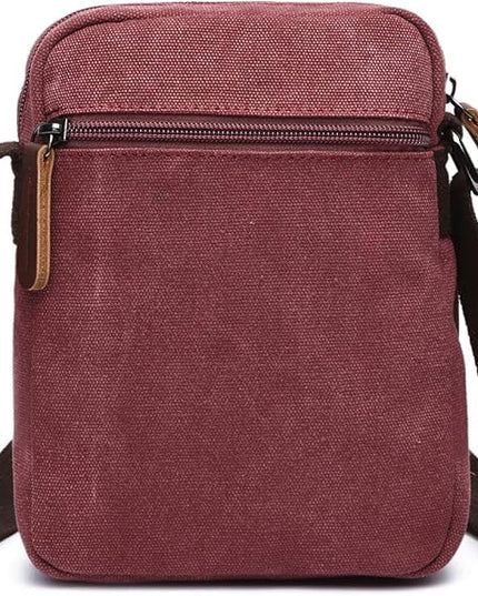 Collsants Mini Crossbody Bags for Women and Men - Small Purses and Handbags - Travel Bag - Canvas Shoulder Purse