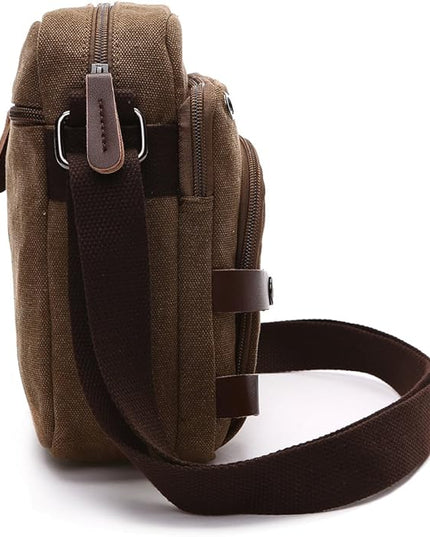 Collsants Mini Crossbody Bags for Women and Men - Small Purses and Handbags - Travel Bag - Canvas Shoulder Purse