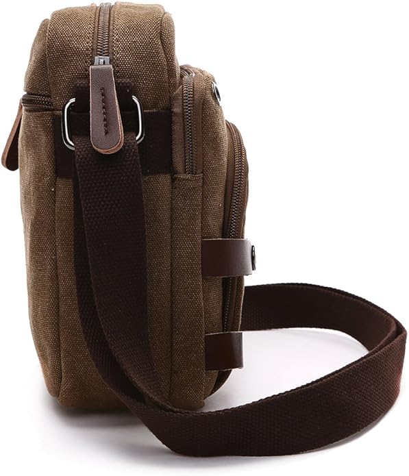 Collsants Mini Crossbody Bags for Women and Men - Small Purses and Handbags - Travel Bag - Canvas Shoulder Purse
