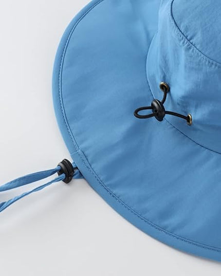 Home Prefer UPF50+ Mens Sun Hat Wide Brim Fishing Hat for Men UV Protection Womens Beach Bucket Hat for Golf Hiking Gardening