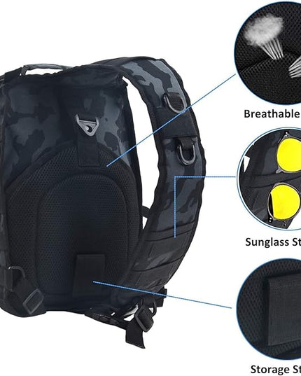 hopopower Tactical Sling Bag, Sport Bag Military Rover Shoulder Backpack EDC Assault Range Bag, Chest Pack Handbag Waterproof
