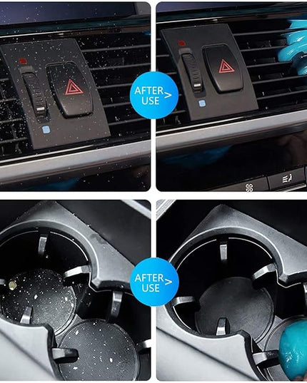 Cleaning Gel for Car Detailing Putty Car Vent Cleaner Goo Cleaning Putty Gel Auto Detailing Tools Car Interior Cleaner Dust Cleaning Mud for Cars Dust Cleaner Slime Keyboard Cleaner Gel (1Pack)