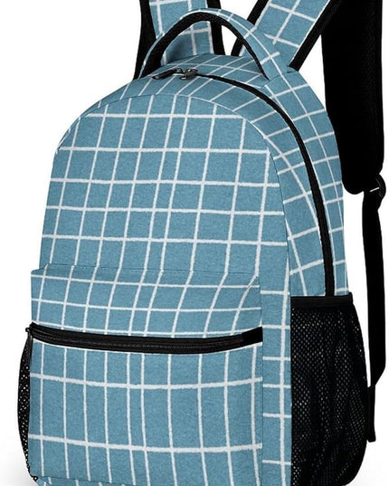 Fashion Morandi Stripes Backpack Lightweight Large Capacity Laptop Daybag for Travel Work