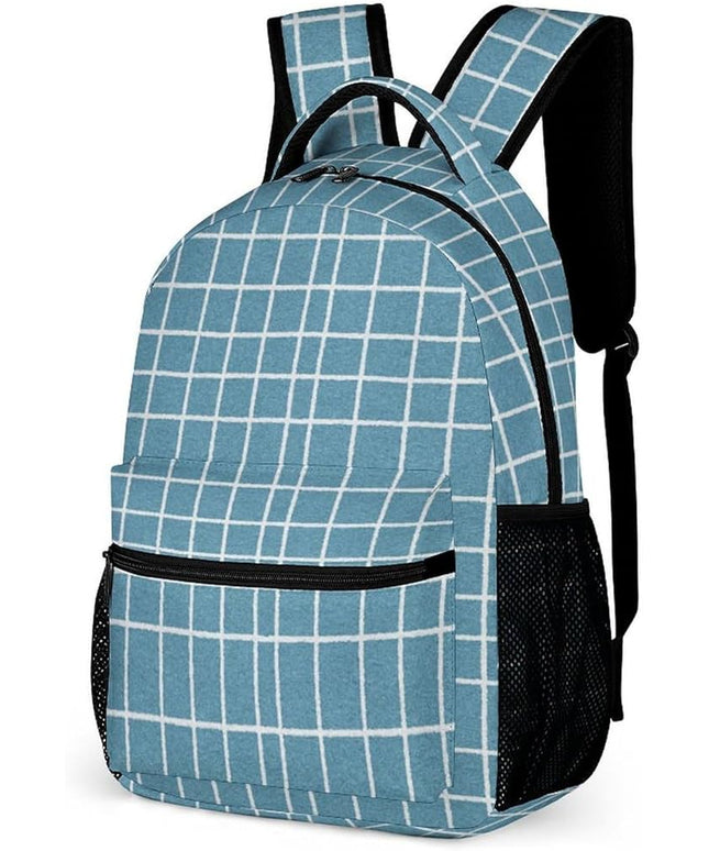 Fashion Morandi Stripes Backpack Lightweight Large Capacity Laptop Daybag for Travel Work
