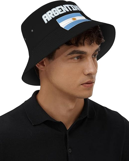 Funny Flag Bucket Hat for Men Women, Fisherman Hats Packable Fashion Sun Cap for Travel Outdoor Beach Boys Girls