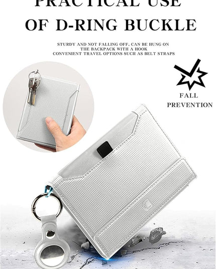 Passport Holder for Travel Essentials, RFID Blocking PU Leather Passport Wallet Cover Card holder Case Passport Book Holders for Women and Men, Grey