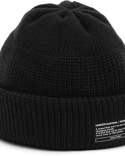 UNDERCONTROL Winter Trawler Fisherman Beanie Men Women Unisex Stylish Plain Docker Skull Hat Roll up Watch Cap Color Pack