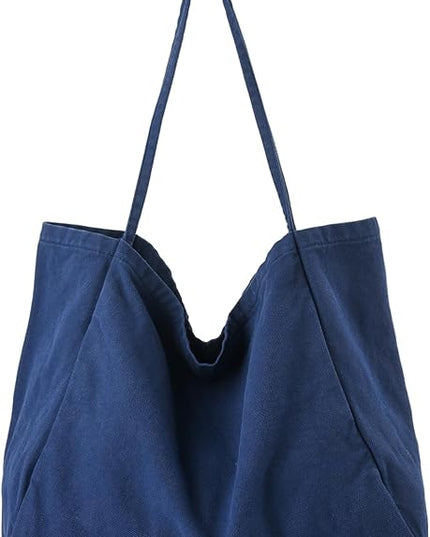 Canvas Tote Bag for Women Large Hobo Shoulder Bag for Work Travel Casual Message Bag Tote Purse handbags