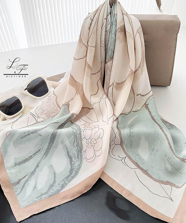 Satin Bandanas Head Scarf For Women Hair Scarves Accessories Lightweight Fashion Wrap Neck Silk Sleeping Headscarf