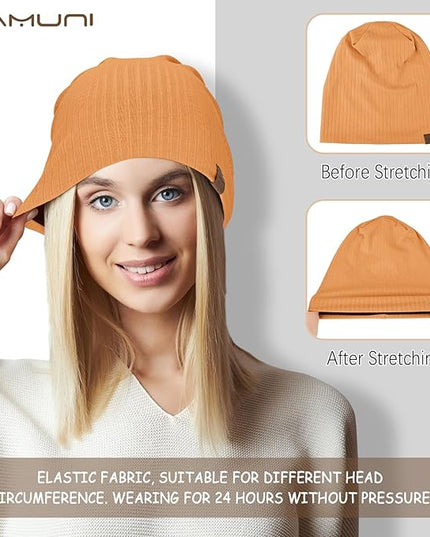 Slouchy Beanie for Men Women Soft Lightweight Running Beanie Hat Chemo Cap Skull Cap