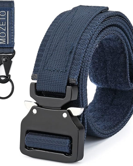 MOZETO Tactical Belts for Men 1.5" Nylon EDC CCW Gun Belt for Concealed Carry Holsters with Heavy Duty Quick Release Buckle