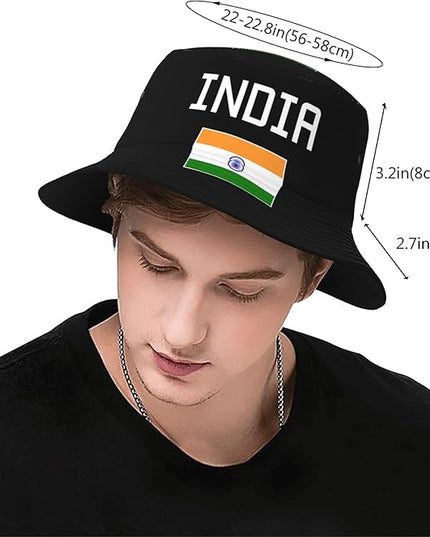 Funny Flag Bucket Hat for Men Women, Fisherman Hats Packable Fashion Sun Cap for Travel Outdoor Beach Boys Girls