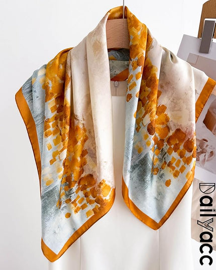 Dailyacc Hair Bandanas Scarf For Women Lightweight Fashion Neck Silk Satin Head Scarves For Sleeping Handbags Scarf