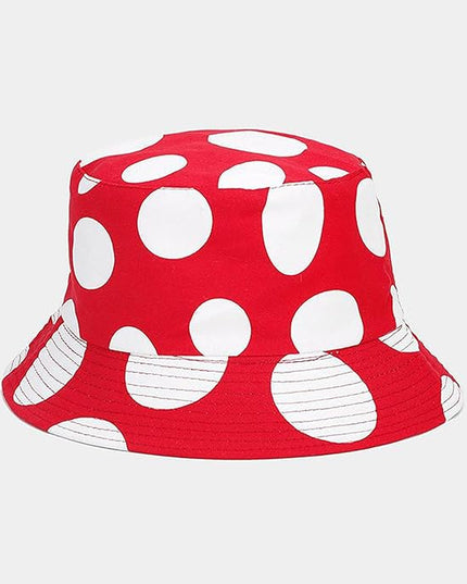 Mashiaoyi Unisex Print Double-Side-Wear Reversible Bucket Hat