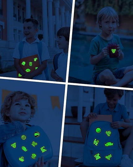 70 PCS Neon Basketball Water Bottle Stickers for Kids, Glow in The Dark Vinyl Decals for Laptop Skateboard Phone Case, Teens Adults Boys Girls Colorful Sports Decor