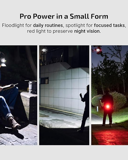 OLIGHT Oclip Pro EDC Flashlight Clip-on Light, Rechargeable 500 Lumens with Three Lighting Solutions Type-C Charging, Magnetic Flash Lights for Signaling, Cycling, Outdoor or Indoor Use(Zombie Green)