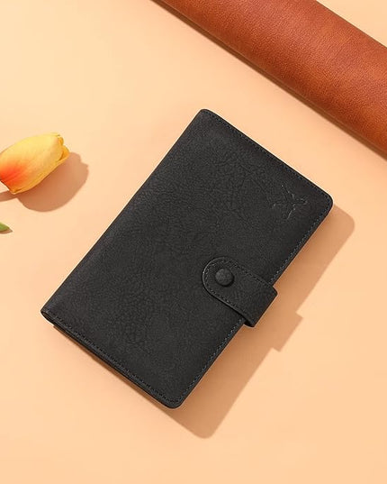 RFID Blocking Passport Wallet Cover Case Travel Document Organizer for Women and Men,Travel Wallet for Credit Card