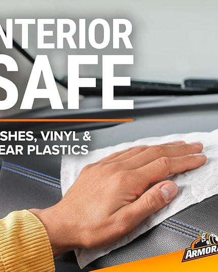 Armor All Car Cleaning Wipes, Wipes for Car Interior and Car Exterior, 90 Wipes Each (Pack of 2)
