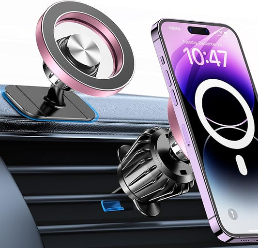 Kaistyle for Magsafe Car Mount【20 Strong Magnets】Magnetic Phone Holder for Car Phone Holder Mount Dash Mounted Holders Cell Phone Holders for Your Car Accessories for Women Men for iPhone 17 16 15 14