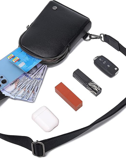 INICAT Sling Bag for Women Touchscreen Small Crossbody Cell Phone Purse Fanny Pack