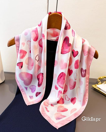 Satin Bandana Headscarf for Women Silky Hair Scarves for Fashion Lightweight