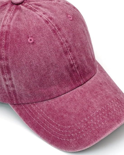 YeeHeen Ponytail Baseball Cap for Women High Messy Bun Caps Washed Cotton Hats