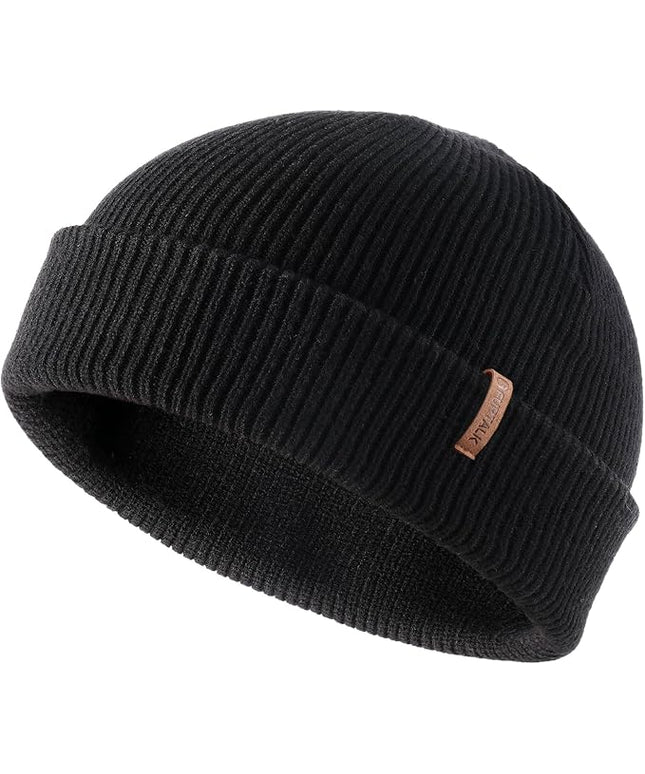 FURTALK Fisherman Beanie for Men Women 2 Styles Cuffless or Cuffed Knitted Unisex Winter Hat Outdoor All-Day Warmth