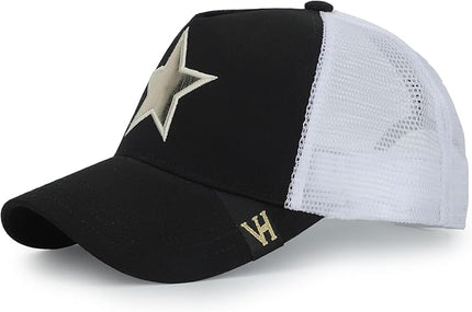 VINTAGE HAVANA Trucker Hats Women | Mesh Adjustable Snapback Hat | Men & Women Cute Trendy Fashion Baseball Cap