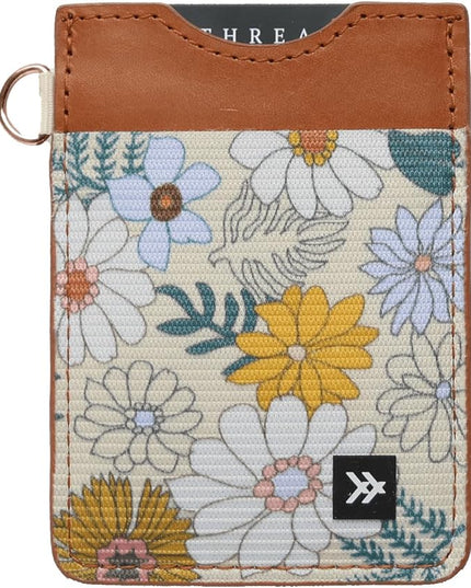 Thread Wallets Ultra Slim Minimalist Card Holder Wallet (Blossom)