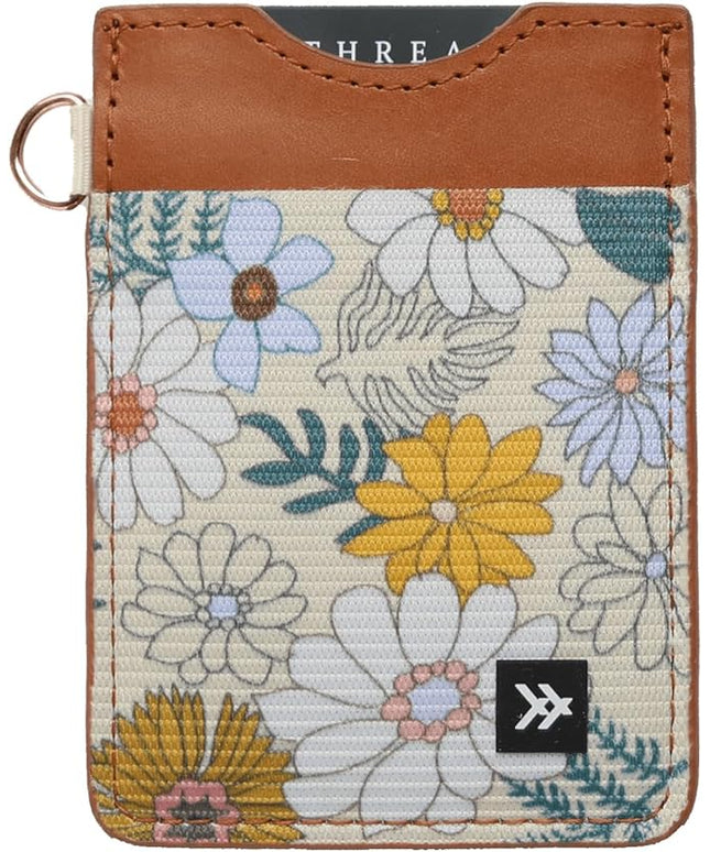 Thread Wallets Ultra Slim Minimalist Card Holder Wallet (Blossom)