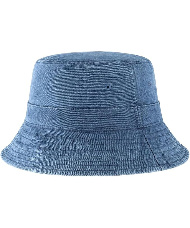 Hot Summer Bucket Hat - Trendy Cotton Sun Hat for Beach, Golf, Fishing - Fun Outdoor Vacation Boonie for Men and Women