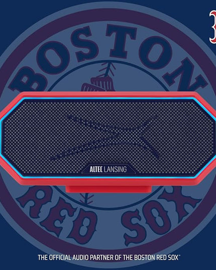 Altec Lansing - Portable Bluetooth Speaker HYDRABLAST 2.0, Waterproof IP67, 20W Output Power, Magnetic Bluetooth Speaker (Boston Red Sox)