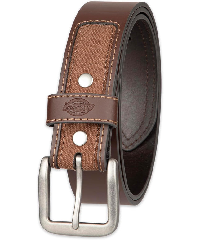 Dickies mens Industrial Strength Leather Belt – Workwear, Durable, Reinforced, Heavyweight