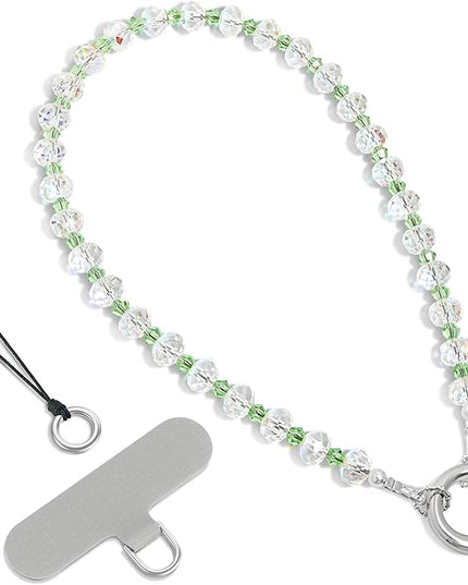 SURPHY Phone Charm, Phone Charms Strap with Tether Tab & Premium Metal Buckle, Cellphone Wrist Strap Chain