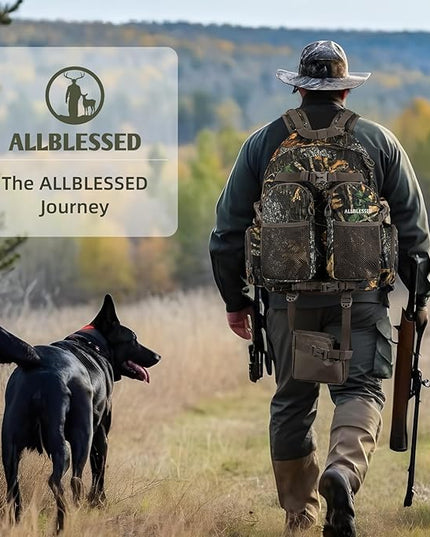 hunting backpack for men Waterproof Camo Hunting Pack gifts for men hunting gear Day Pack-BlessedLeaf-35L