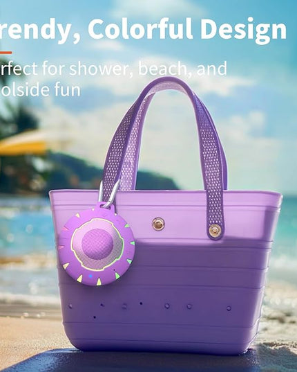 HEYSONG Waterproof Shower Bluetooth Speaker, Durable & Portable with Clear Sound, Ideal for Shower, Pool, Beach & Kayaking – Great Gift for Girls, Women & Men
