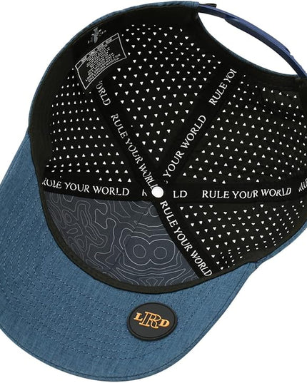 LRD Coastline Snapback Hat - Water Resistant Floating Crown Performance Cap
