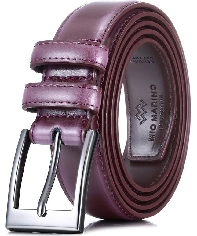 Marino’s Premium Belt Men, Genuine Leather Dress Belt for Men, Casual Mens Belt in Gift Box
