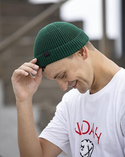 Fisherman Beanie Hats for Men Women,Knit Trawler Skull Cap,Watch Cap,Spring Fall Winter Warm Short Hats
