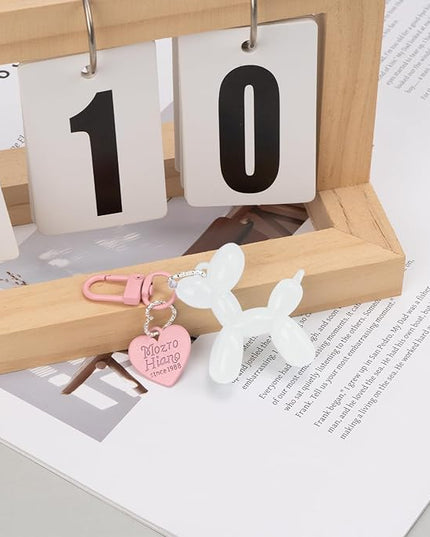 Balloon Dog Keychain Cute Bag Charm Handbag Purse Key Accessories