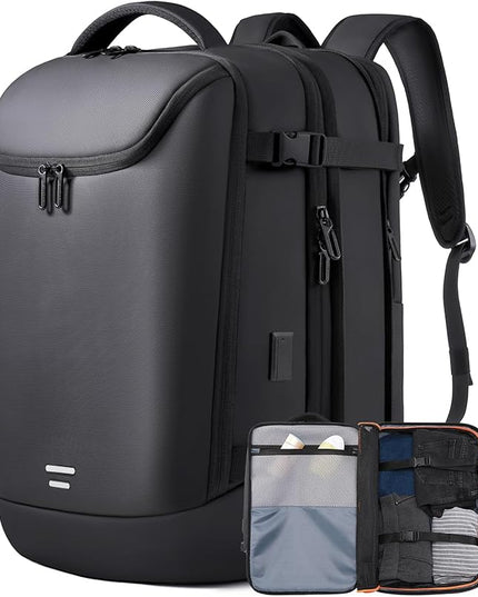 Carry on Backpack for Women Men 40L Flight Approved Travel Backpack Fit 17 Inch Laptop with USB Charging Expandable Business Weekender
