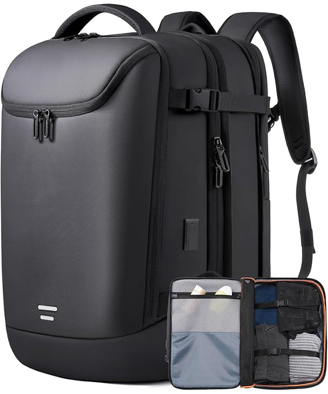 Carry on Backpack for Women Men 40L Flight Approved Travel Backpack Fit 17 Inch Laptop with USB Charging Expandable Business Weekender