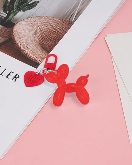 Balloon Dog Keychain Cute Bag Charm Handbag Purse Key Accessories