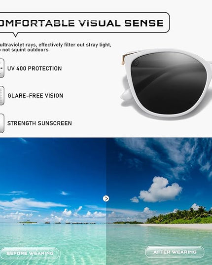 Trendy Cat Eye Sunglasses for Women Fashion Cateye UV400 Protection Glasses CL22017