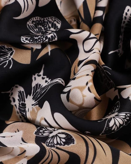 Fashion Scarves Scarf 100% Silk Feeling Scarf Silk Like Scarves Long Lightweight Sunscreen Shawls for Women