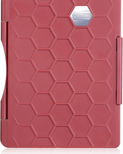 Water Resistant Passport Case, Thin and Strong Cover for Travel and Daily Protection (RED)