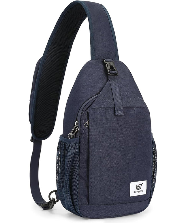 SKYSPER Sling Bag RFID Cross Body Bag Recycled Crossbody Backpack Travel Daypack